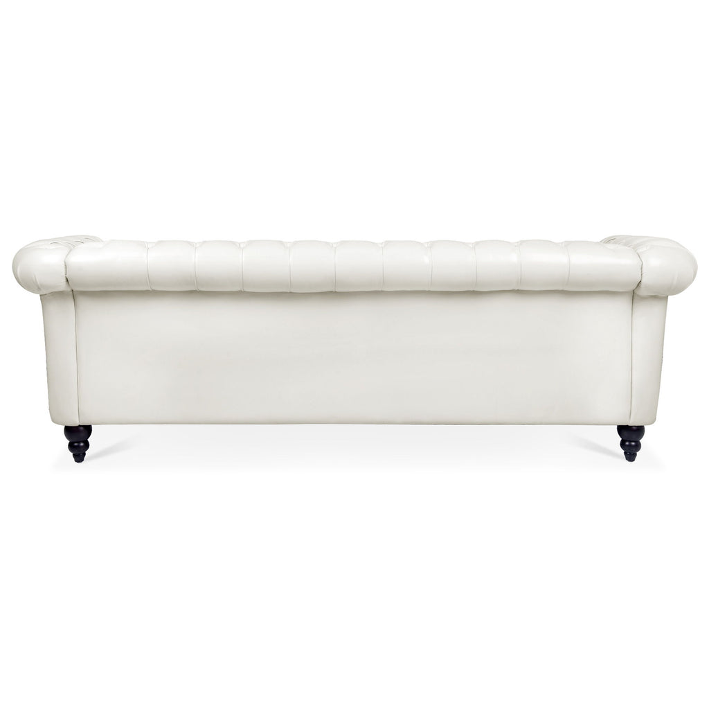 Rolled Arm Chesterfield 3 Seater Sofa