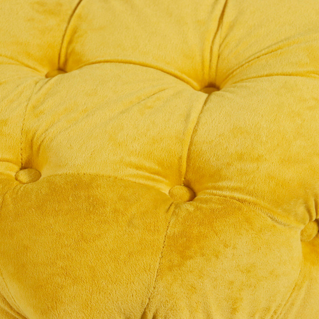 Modern Upholstered Ottoman, Exquisite Small End Table, Soft Foot Stool, Dressing Makeup Chair, Comfortable Seat For Living Room, Bedroom, Entrance