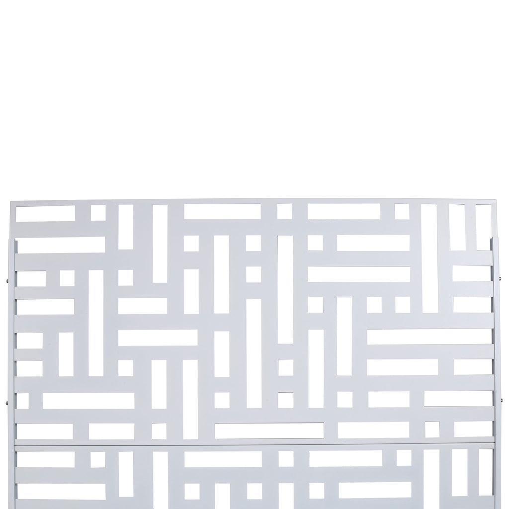 Decorative Freestanding Metal Privacy Screen For Indoor & Outdoor Use