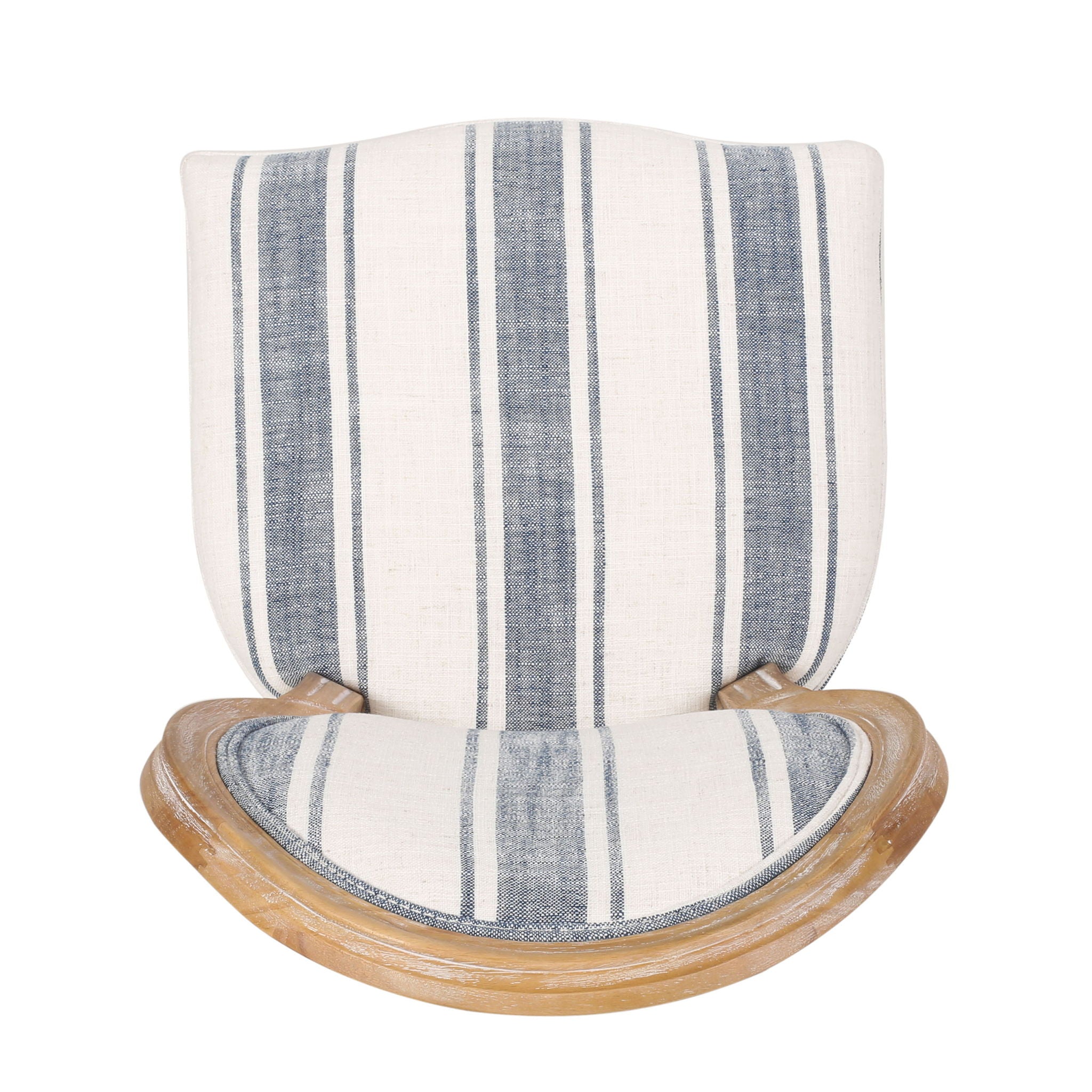 French Country Inspired Dining Chair With Iconic Round Backrest