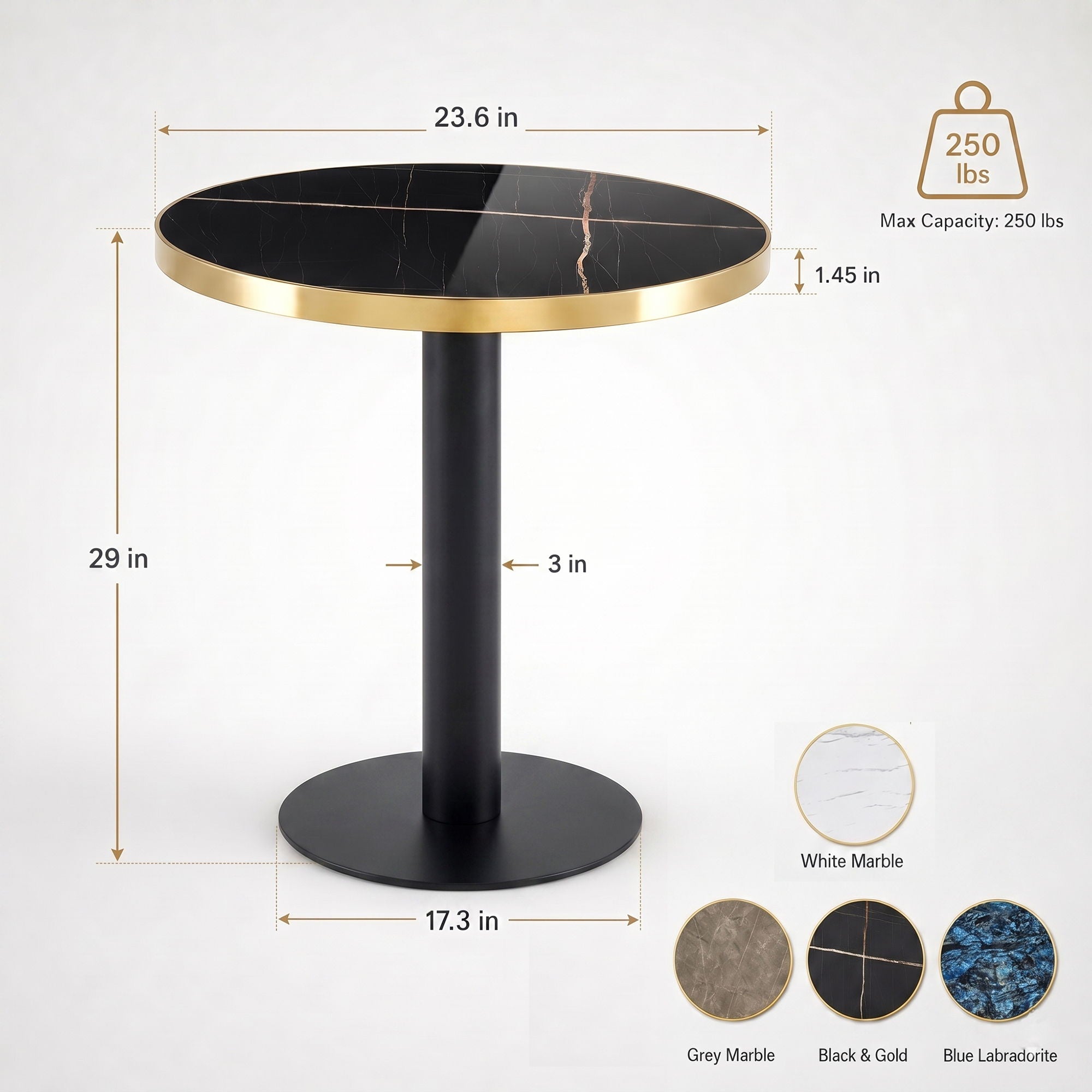 Elegant Round Bistro Table