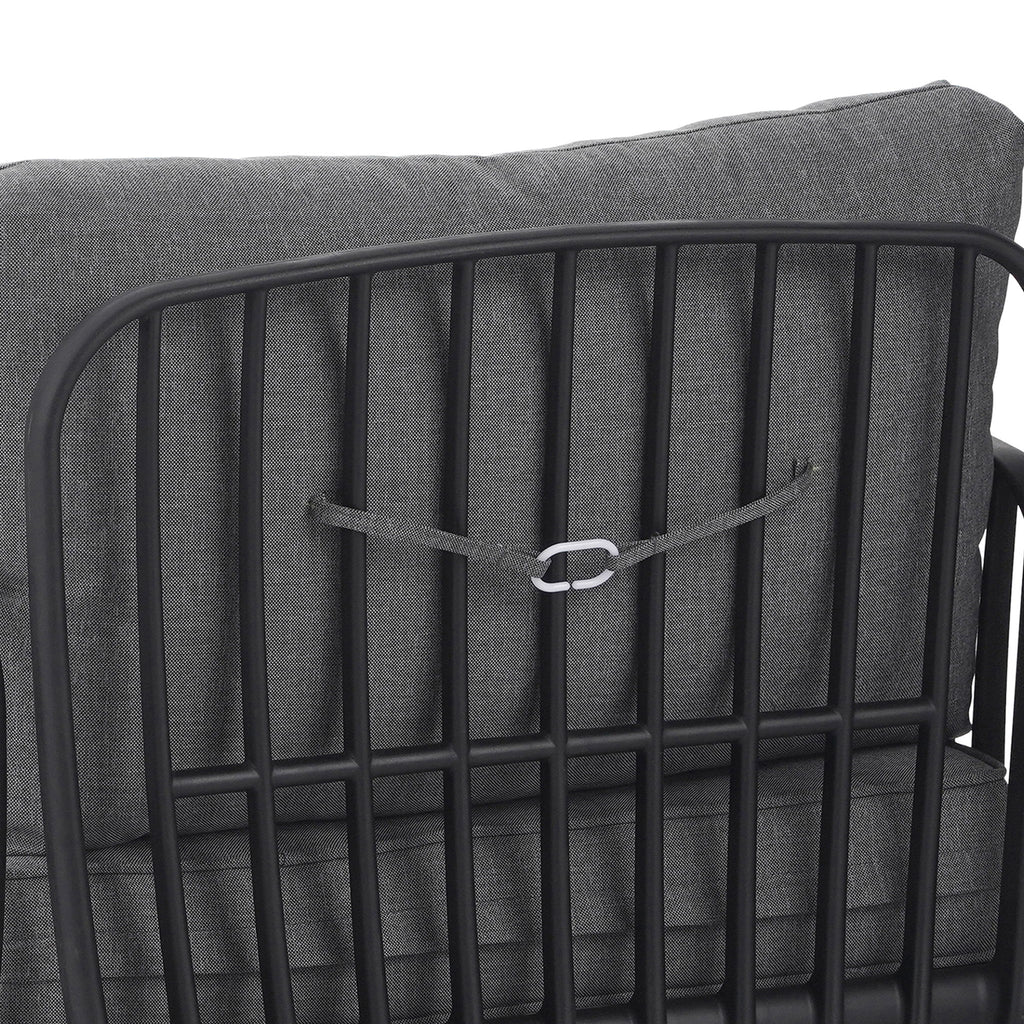 Outdoor Patio Club Chair, Waterproof Thick Cushion Deep Seating