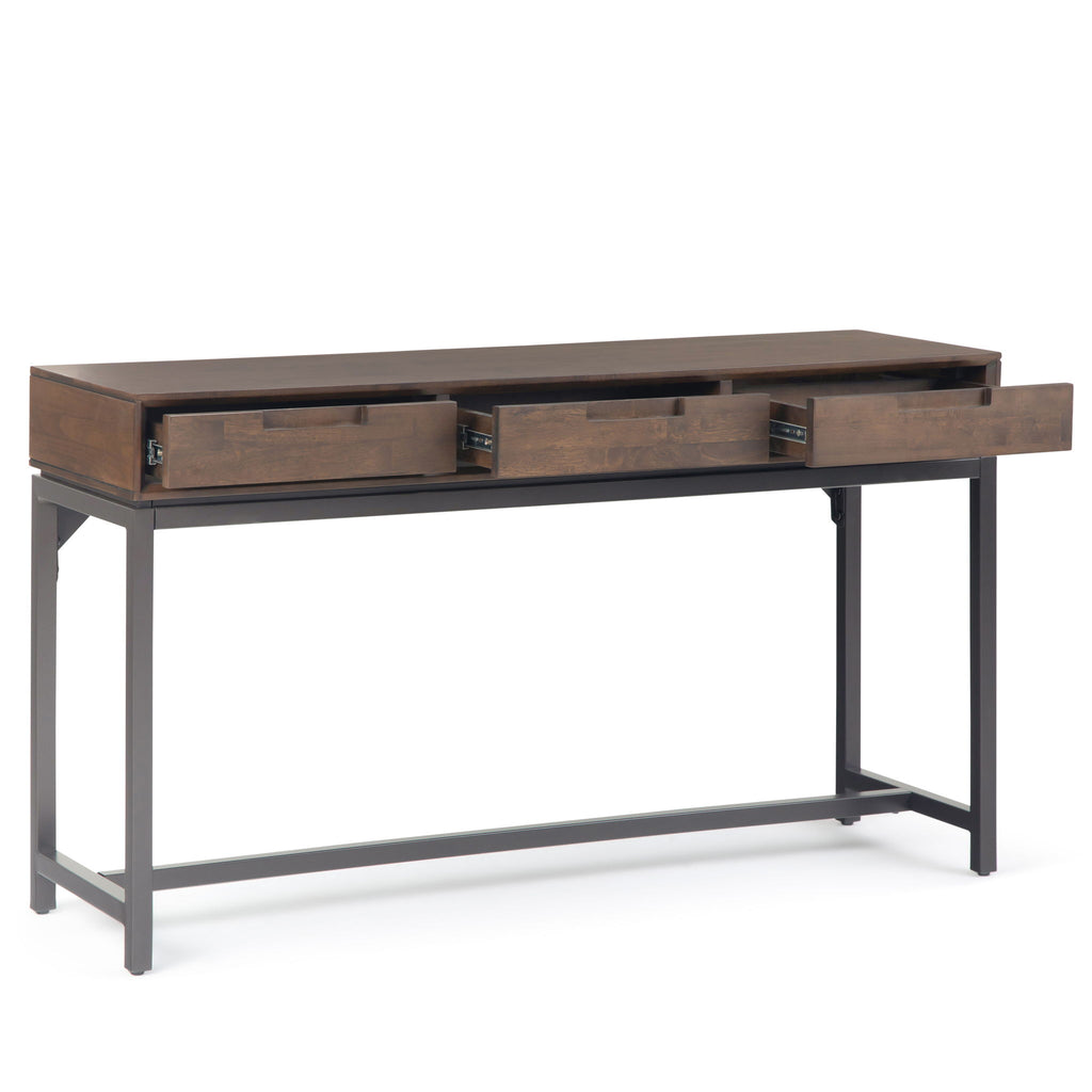 Banting - Wide Console Table - Walnut Brown