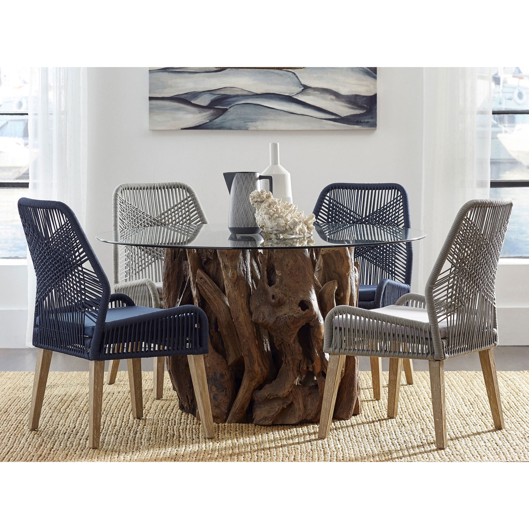 Modern Coastal Dining Chair (Set of 2)
