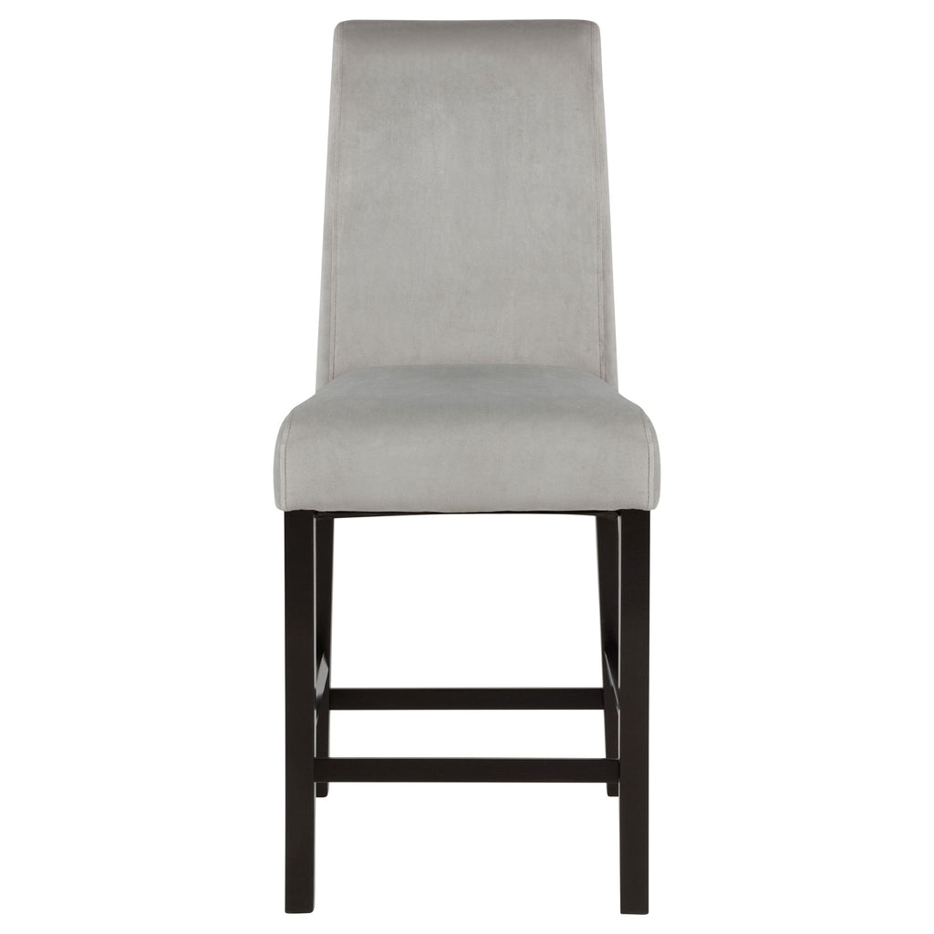 Upholstered Counter Stools (Set of 2) - Gray
