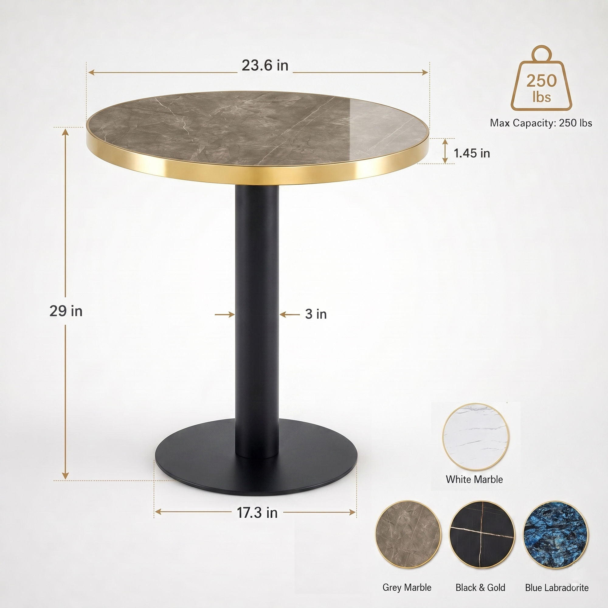 Elegant Round Bistro Table
