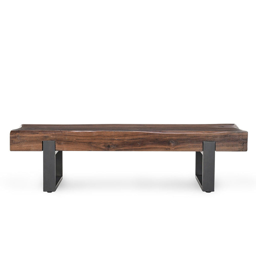 Duarte - Solid Wood Bench - Reclaimed Brown