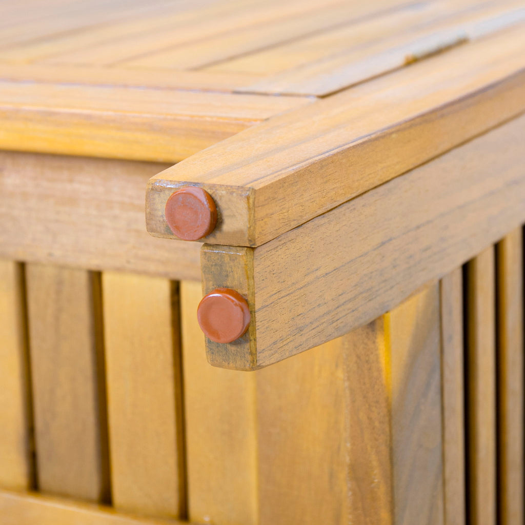 Whitney - Acacia Wood Cabinet For Indoor And Outdoor Storage - Teak