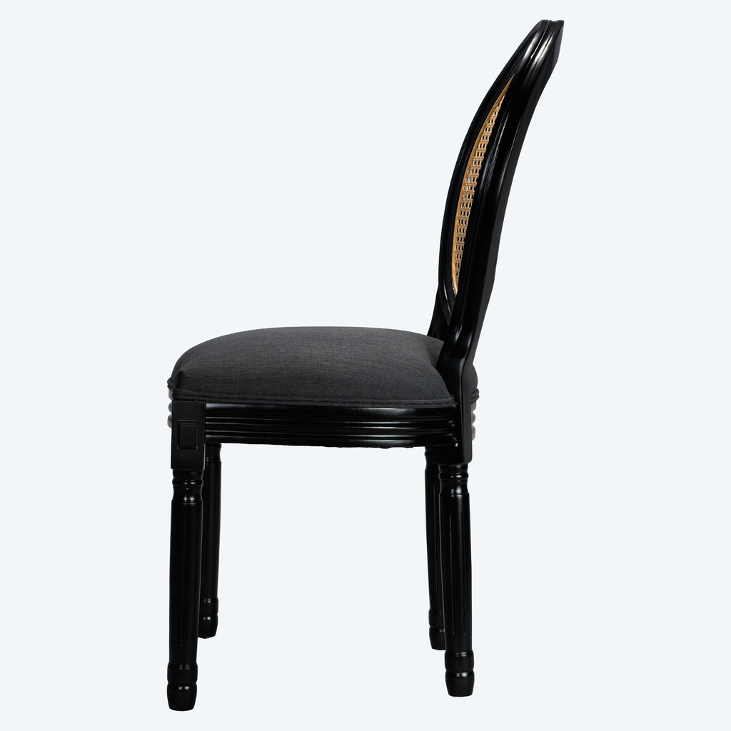 French Country Dining Chairs With Round Back (Set of 2)