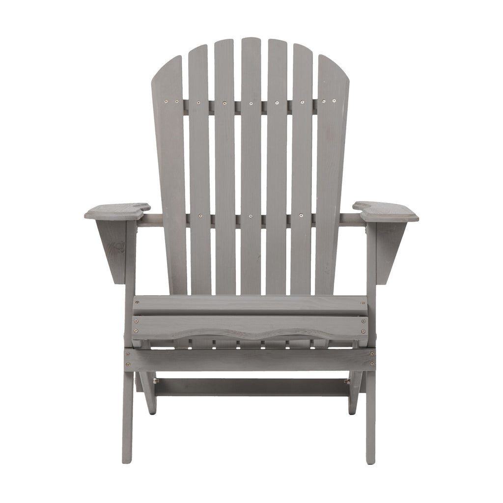 Oversize Outdoor Folding Adirondack Chair, Patio Chair For Garden