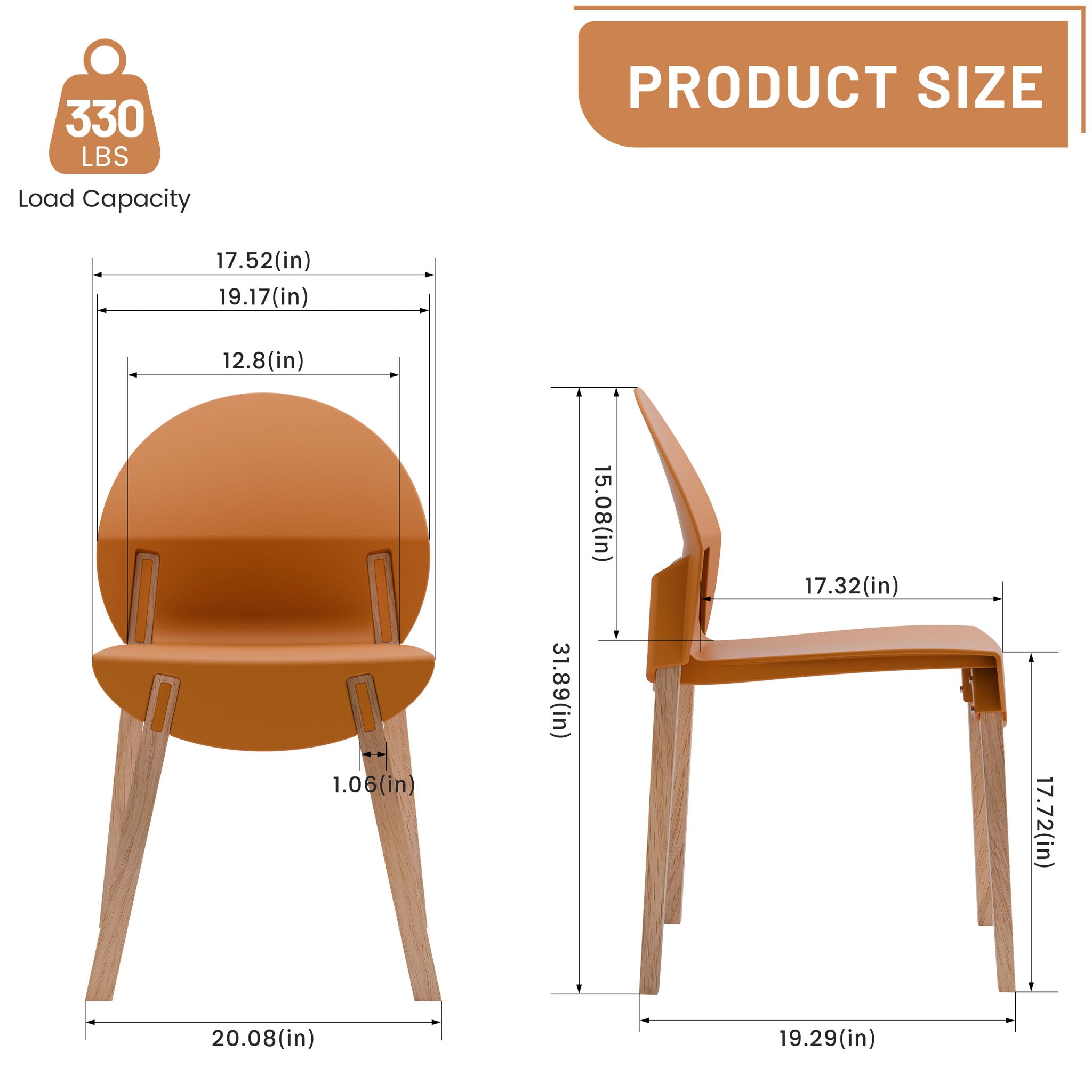 4 Piece Set Of Single Chairs With Long Table