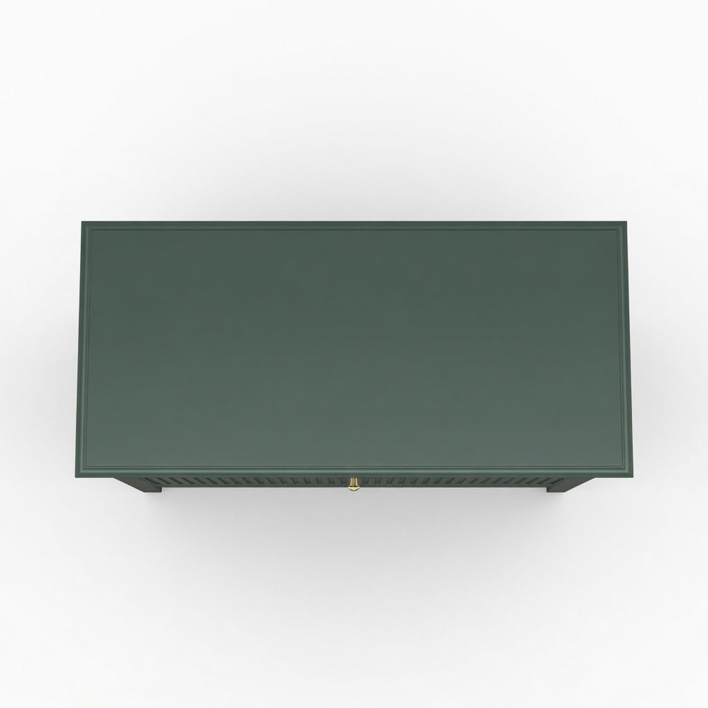 Fluted 3 Drawer Nightstand With Soft Close Slides