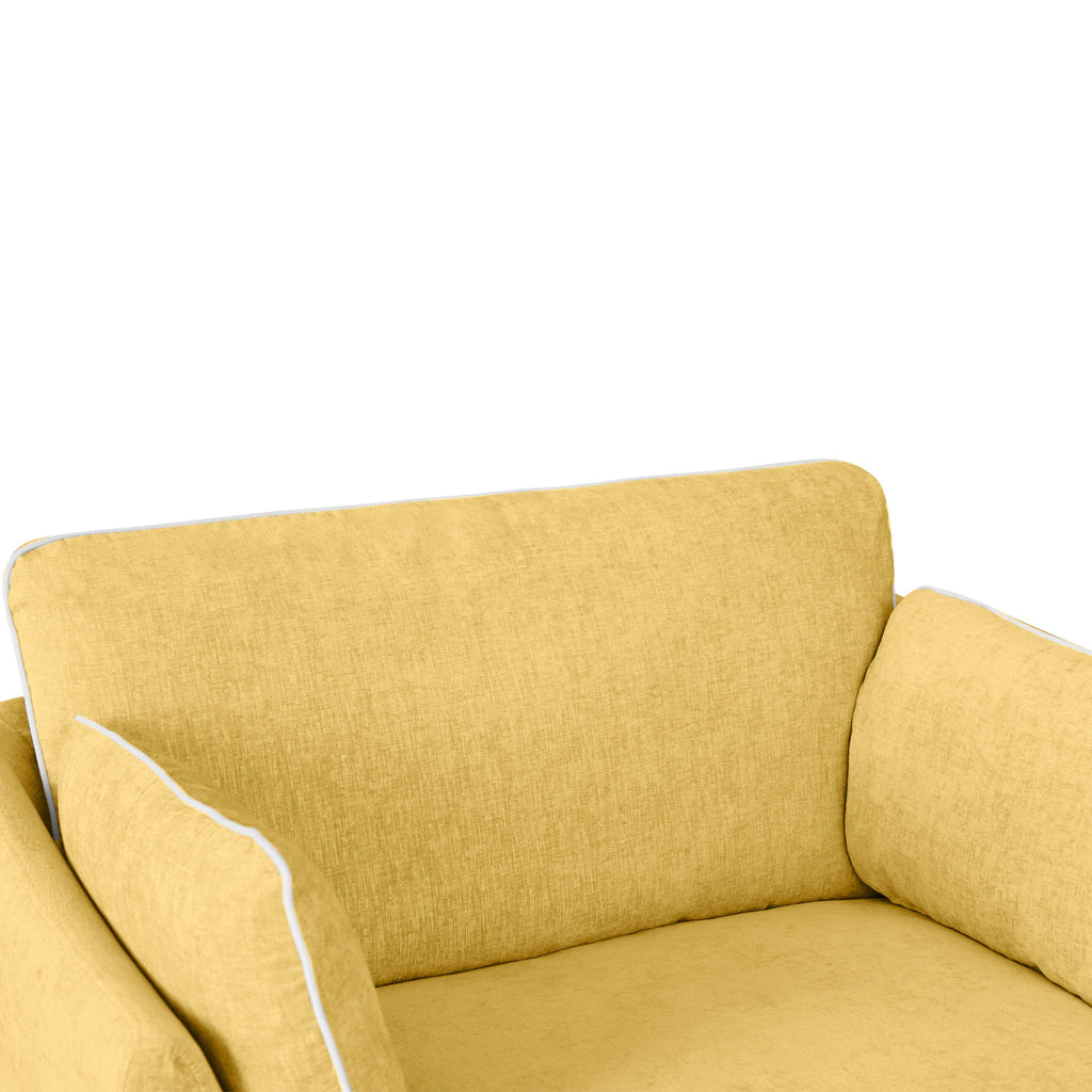 Modern Chaise Lounge Couch Sofa Bed With Pillows