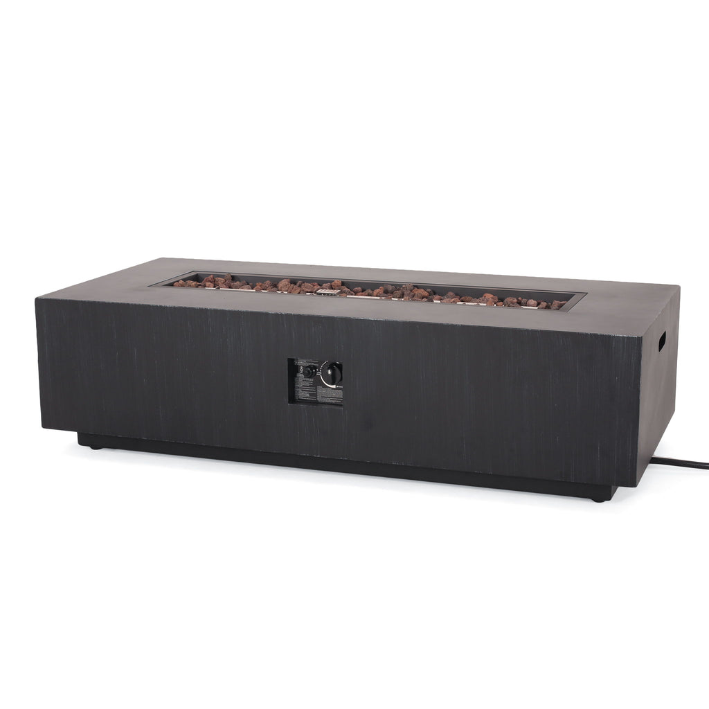 Modern Rectangle Fire Table 50, 000 Btu