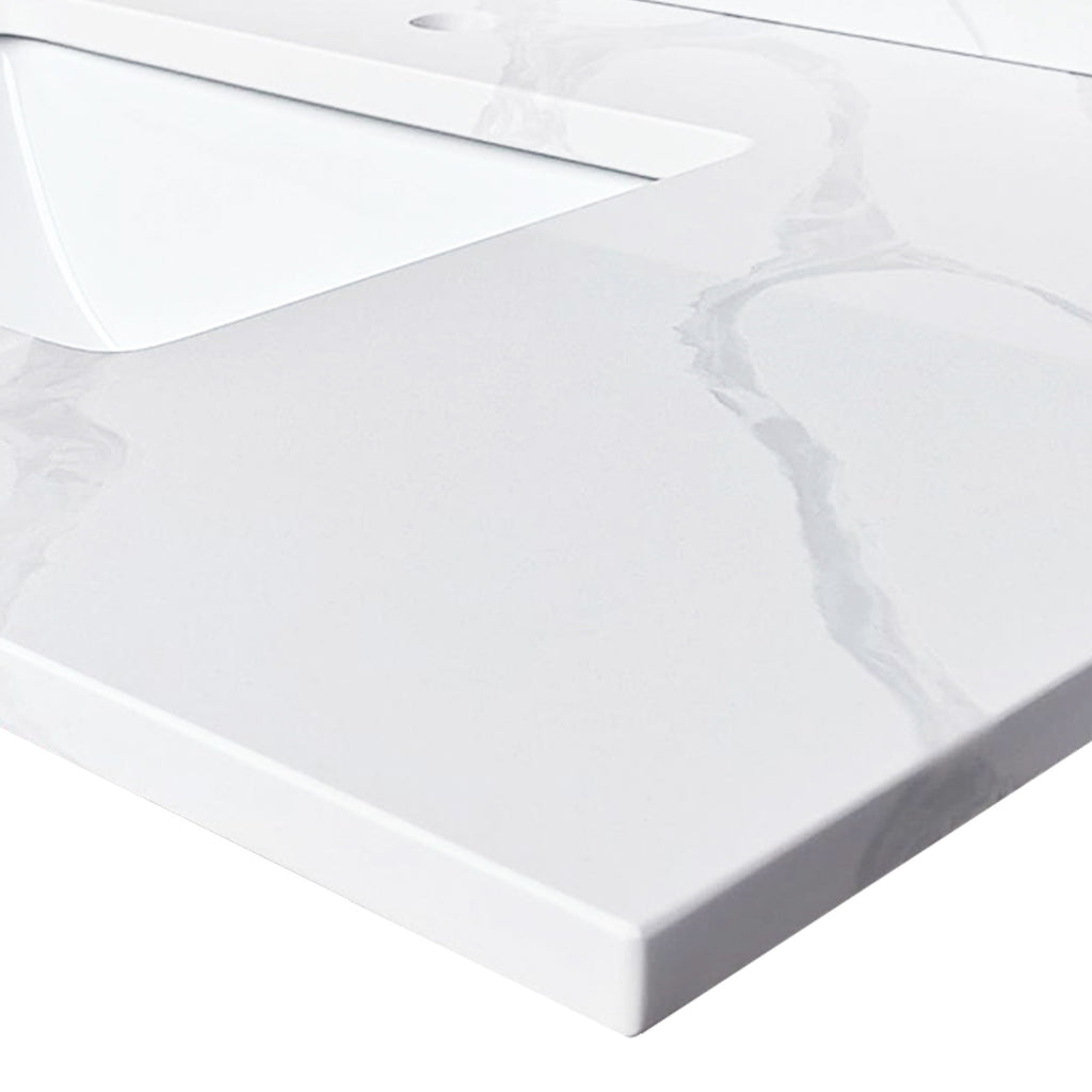 Bathroom Vanity Top With Undermount Single Bowl Sink