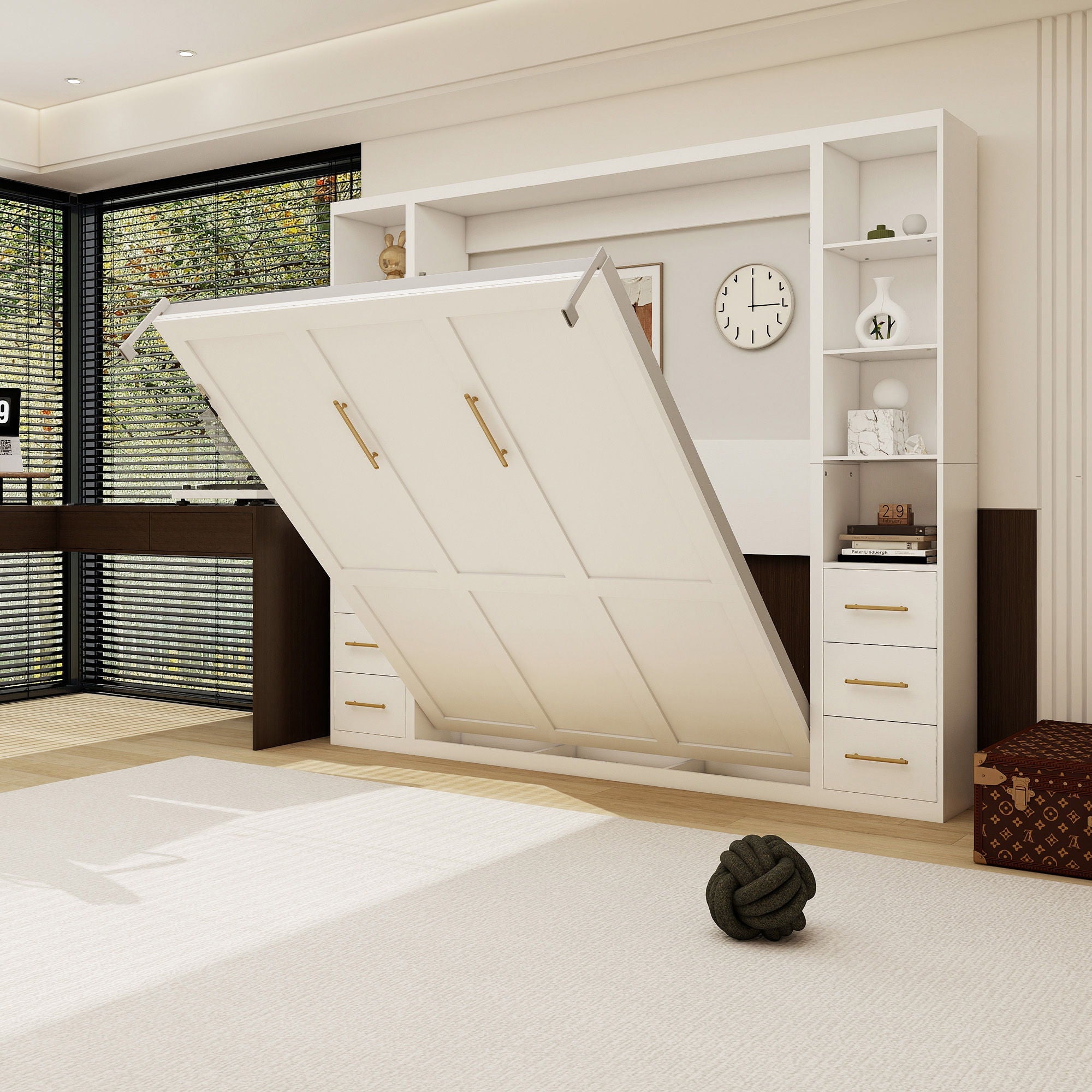 Multifunctional Vertical Murphy Wall Bed