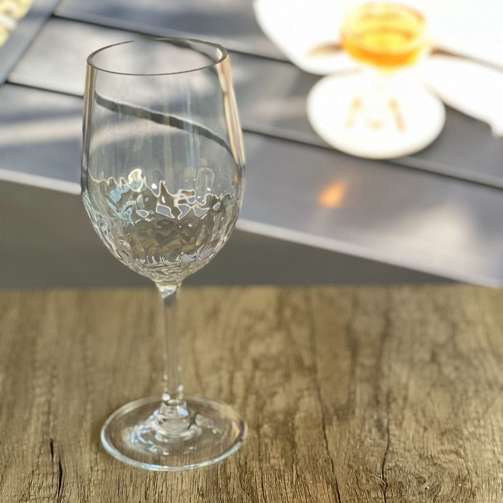 Tritan Hammer - Leadingware Unbreakable Design Plastic Wine Glasses (Set of 4), Bpa Free, 12Oz - Clear