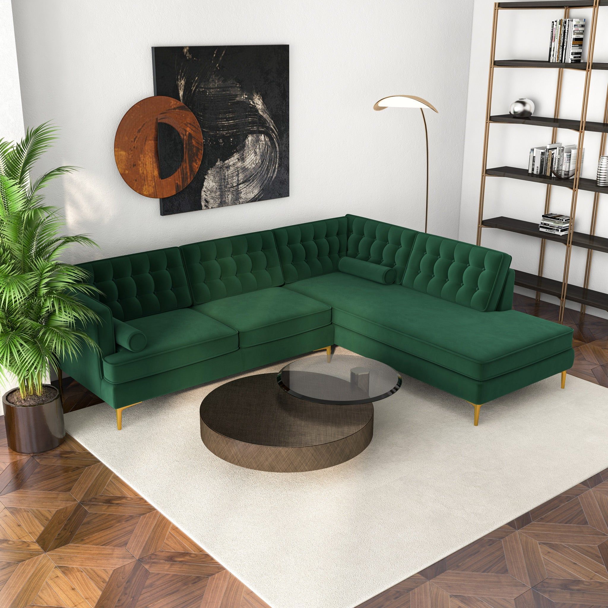 Brooke - Modern Design Sectional Sofa