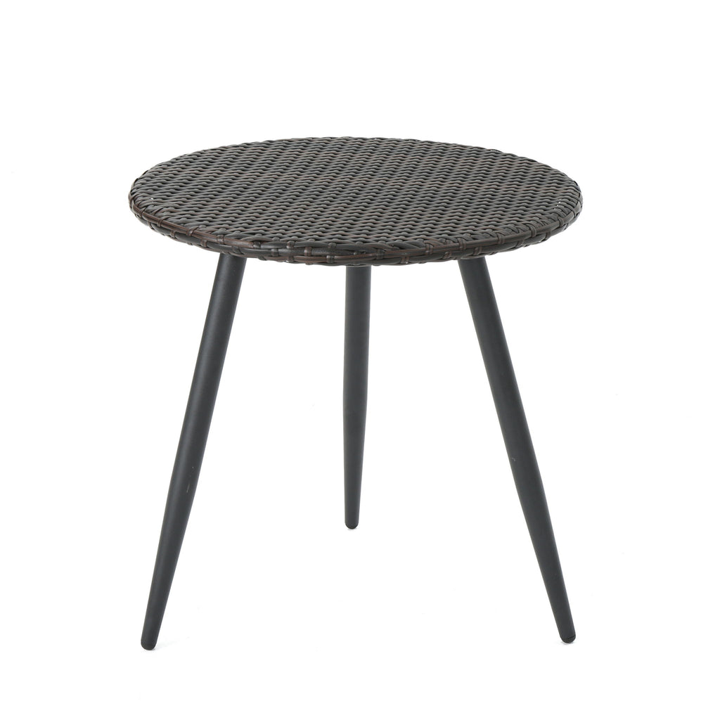 Kenneth - 3 Pieces Chat Set Outdoor Furniture - Brown Multi