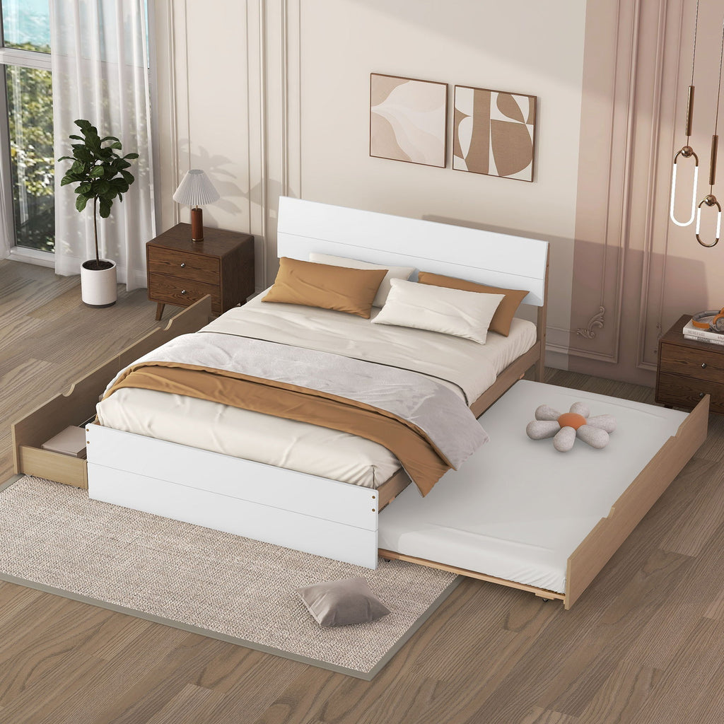 Modern Bed Frame With Headboard And Footboard