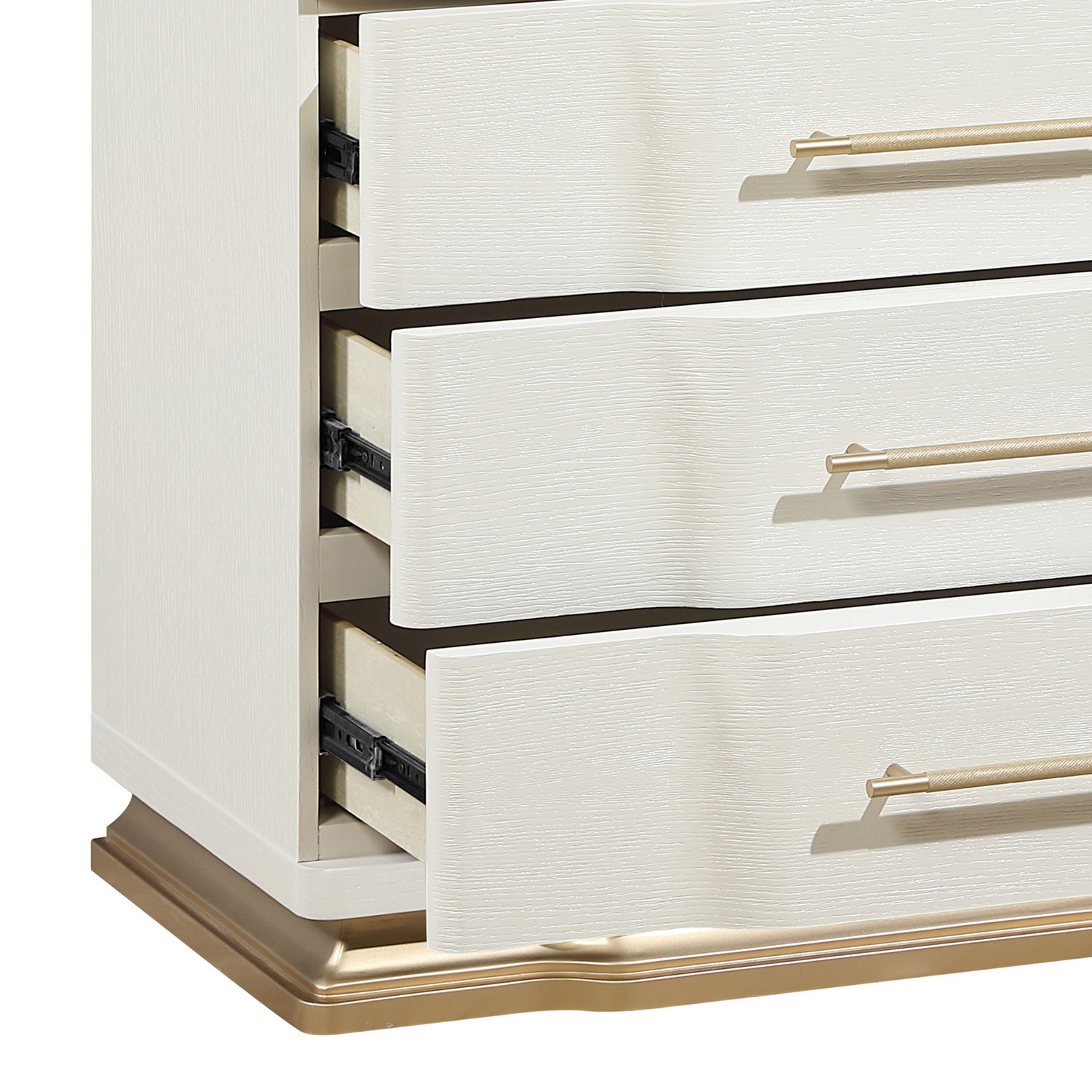 Lexington - 3 Drawer Nightstand - Beige