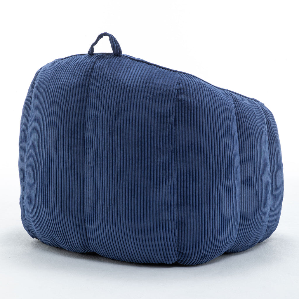 Giant Bean Bag Chair Sofa For Living Room - Dark Blue