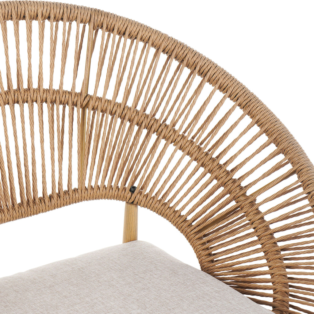 Cyril - Outdoor Papasan Style Dining Chair (Set of 2)