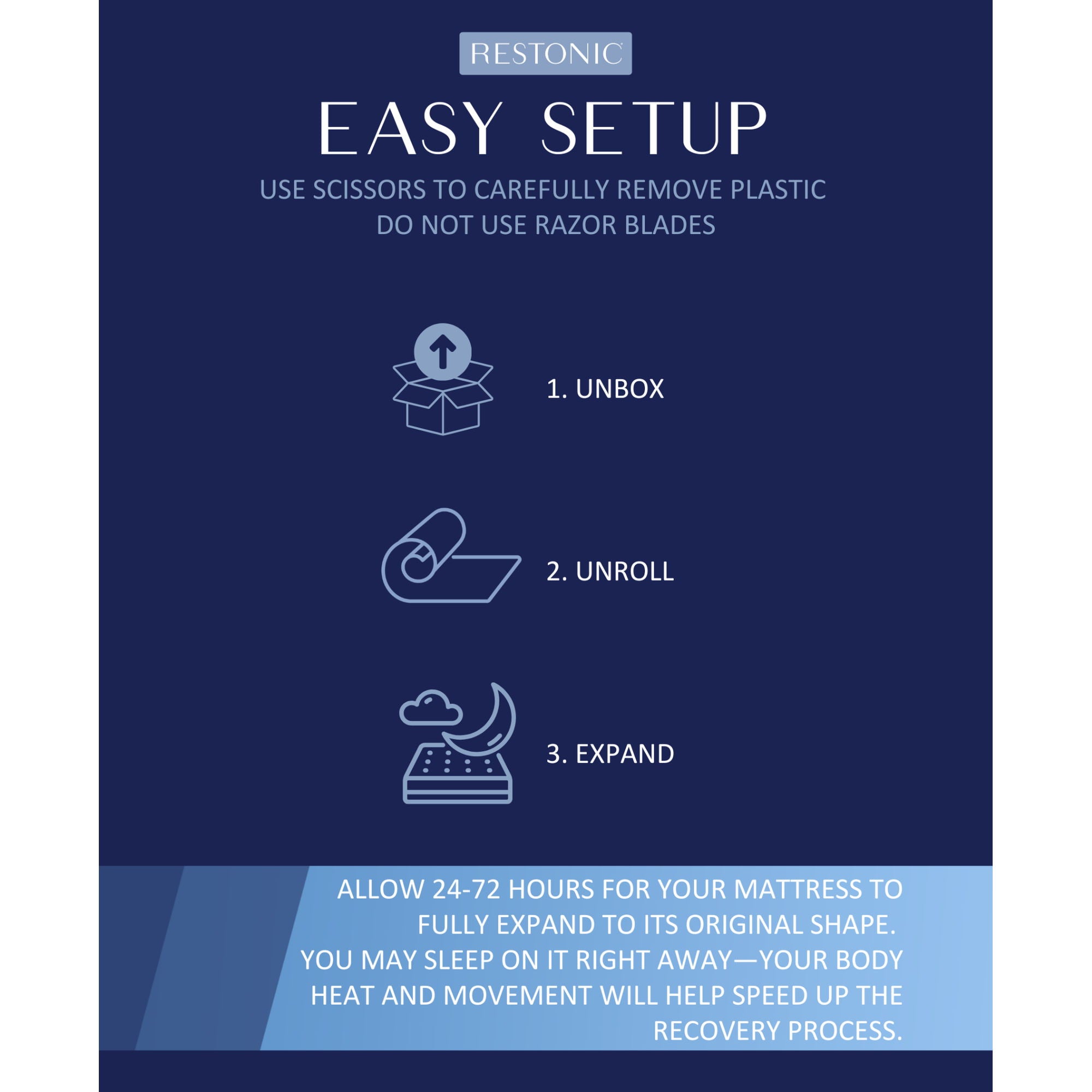 Comfort Care - 10" Hybrid Euro Top Mattress Plush Comfort