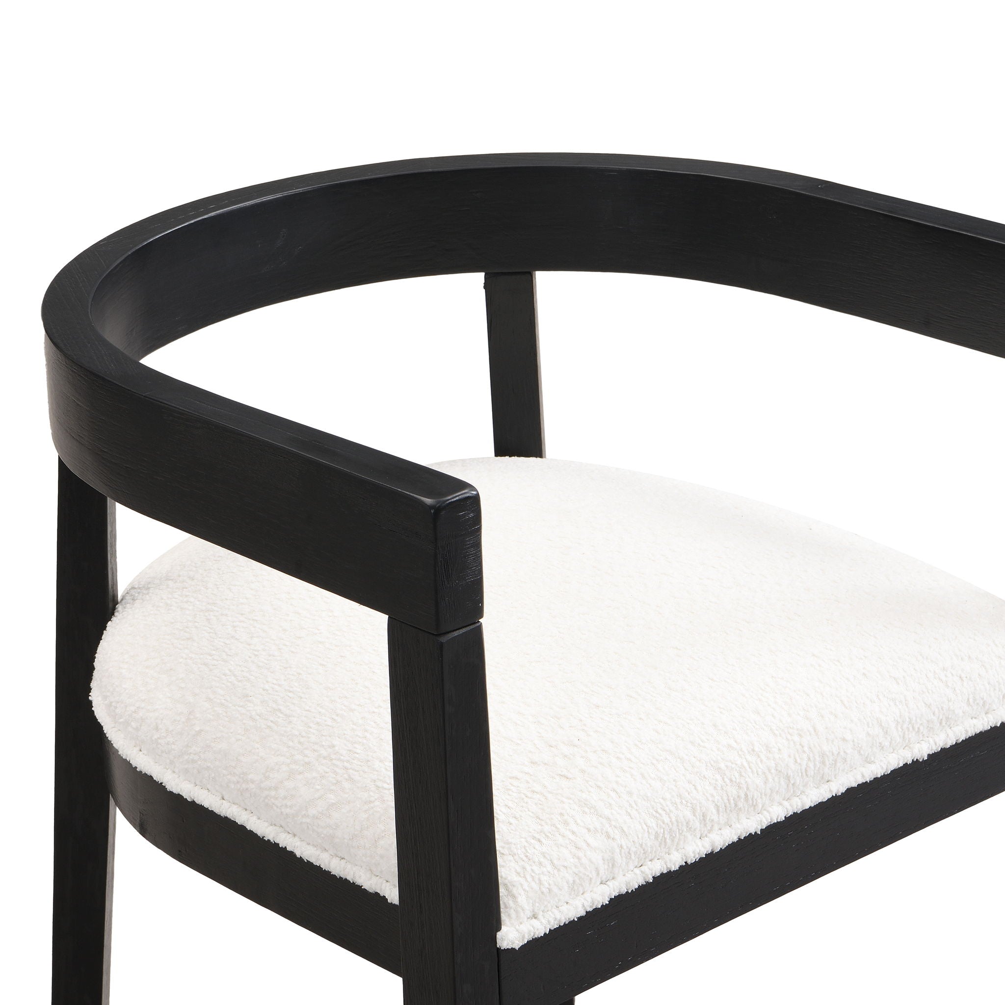 Contemporary Dining Chair Set With Armrests