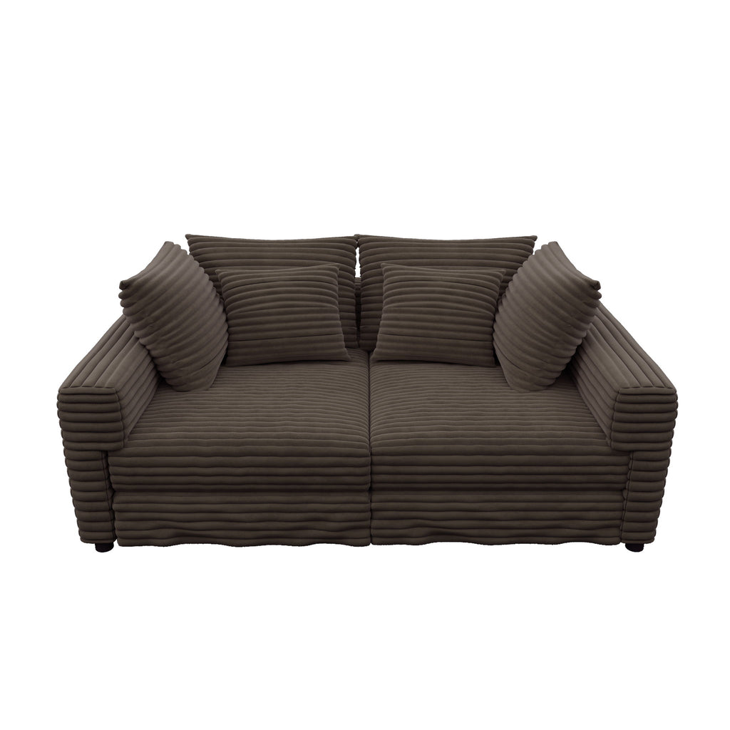 Modern Comfy Upholstered Sofa Cloud Couch & Deep Seat Couches