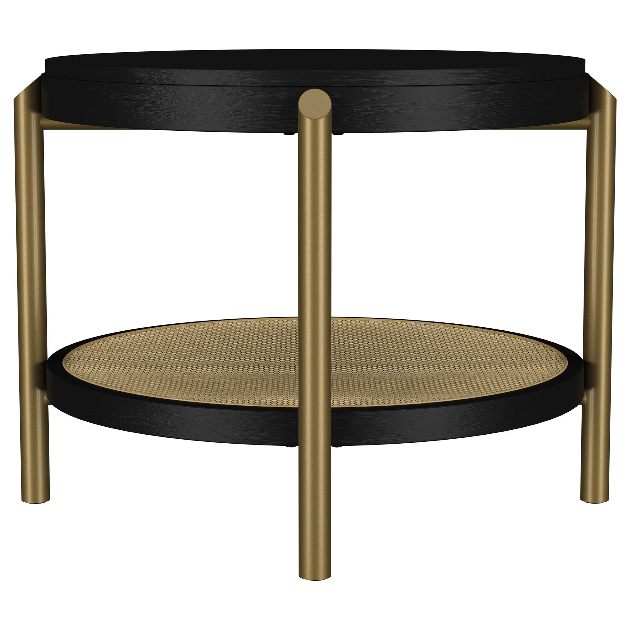 Benson - Round Table With Storage Shelf