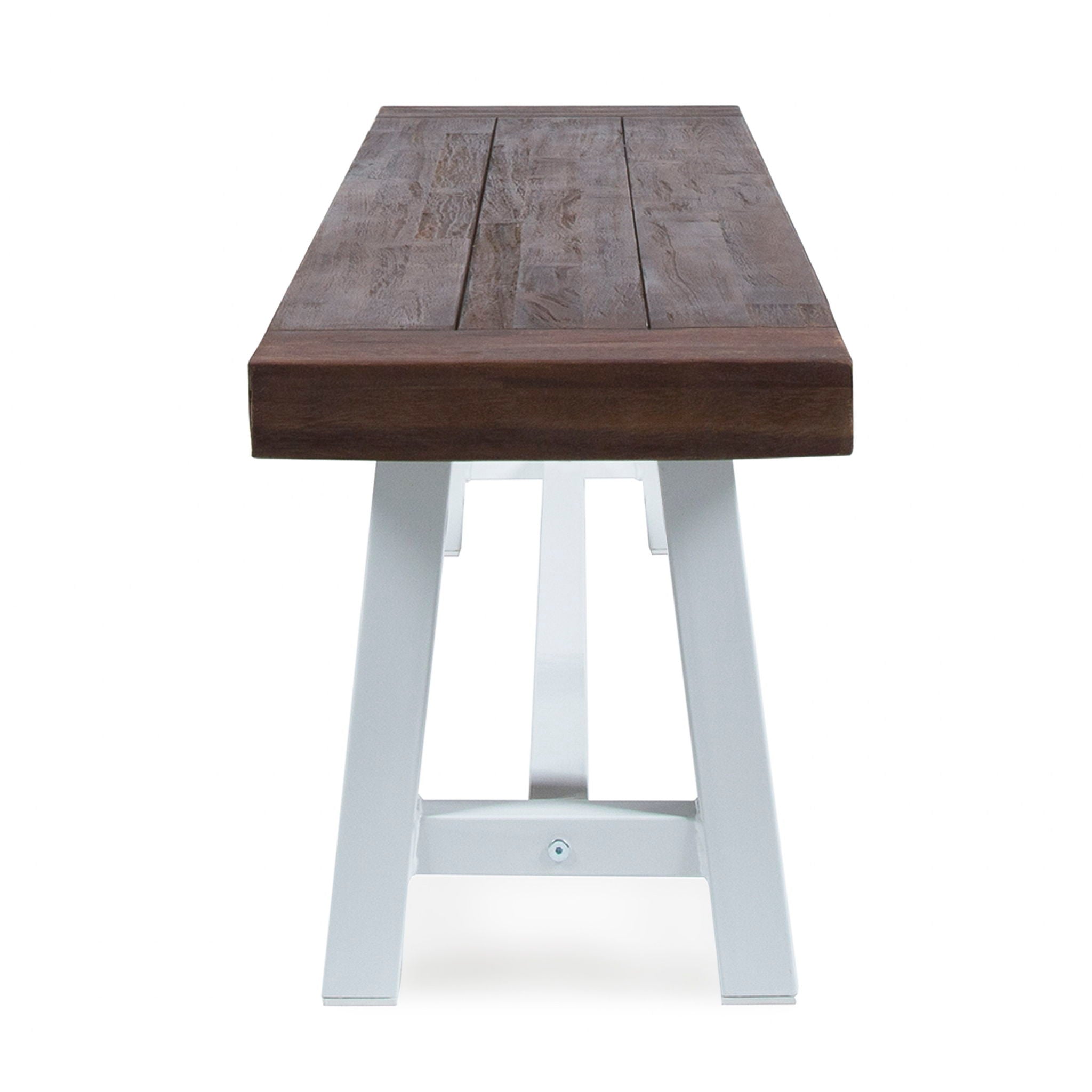 Tranquilizer - Outdoor Acacia Wood Bench With Slat Panel Design
