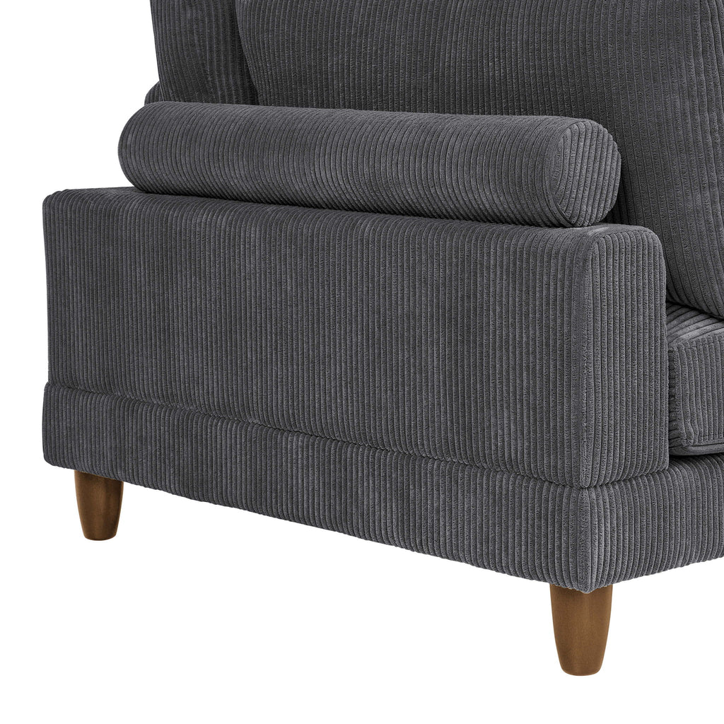 Modern Modular Sectional With Adjustable Back Support