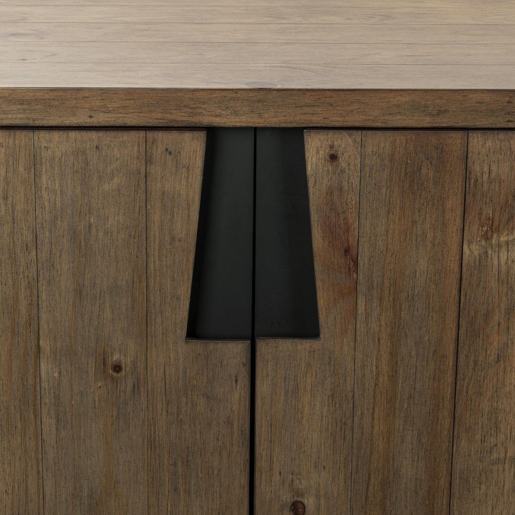 Lyra - 4 Door Buffet - Smoke Brown
