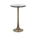Fabiana - Round Accent Table - Brass