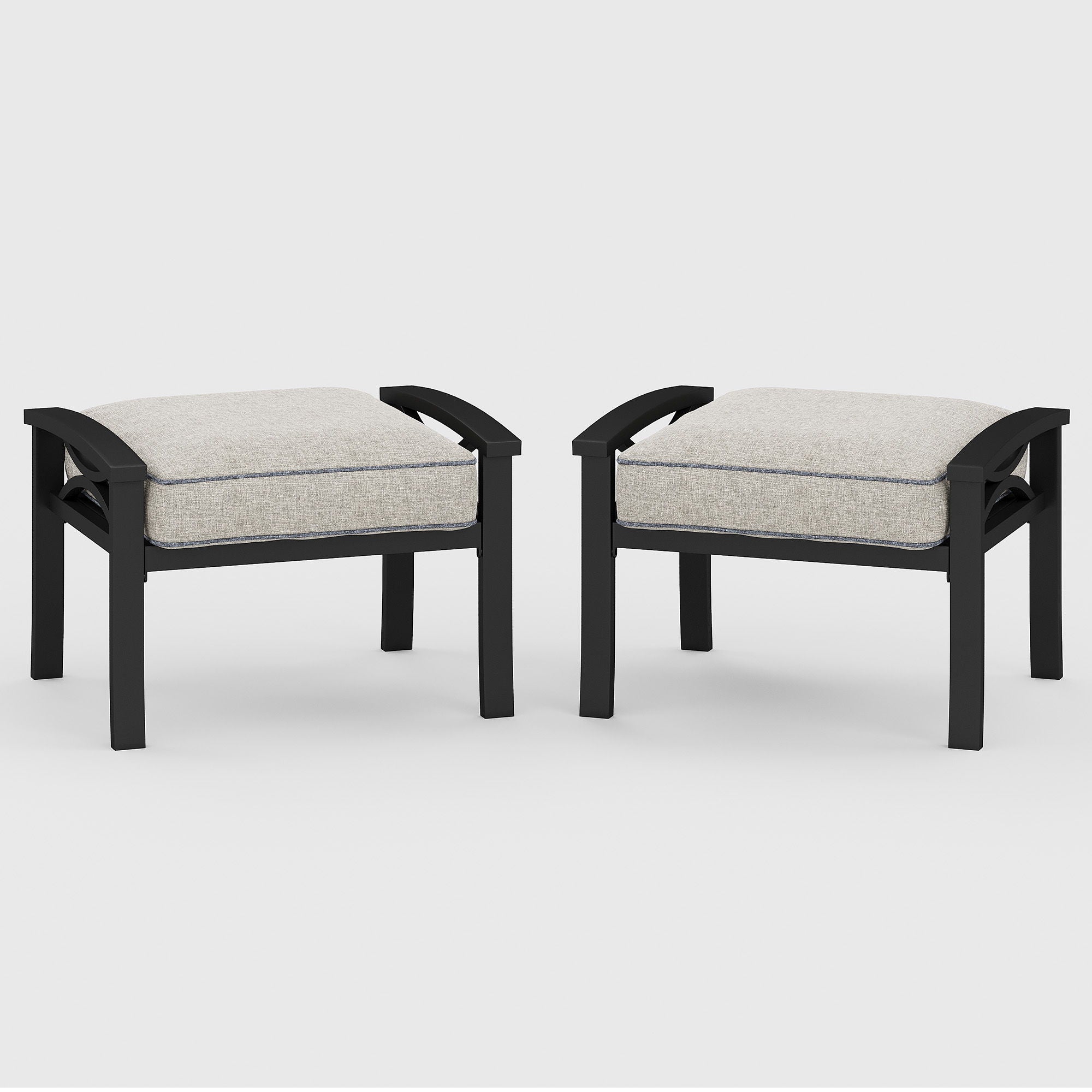 Patio Furniture Set, Coffee Table And Cushions For Backyard