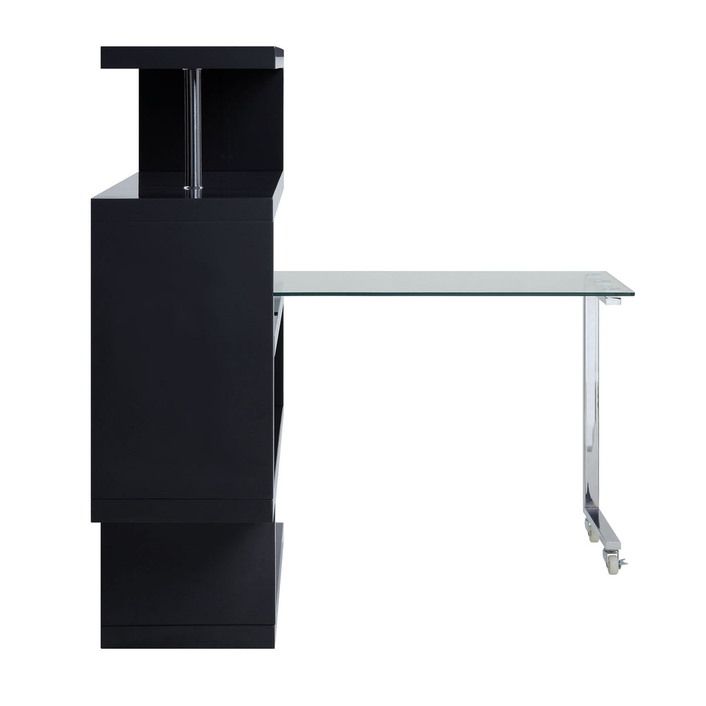Buck II - Writing Desk With Bookshelf