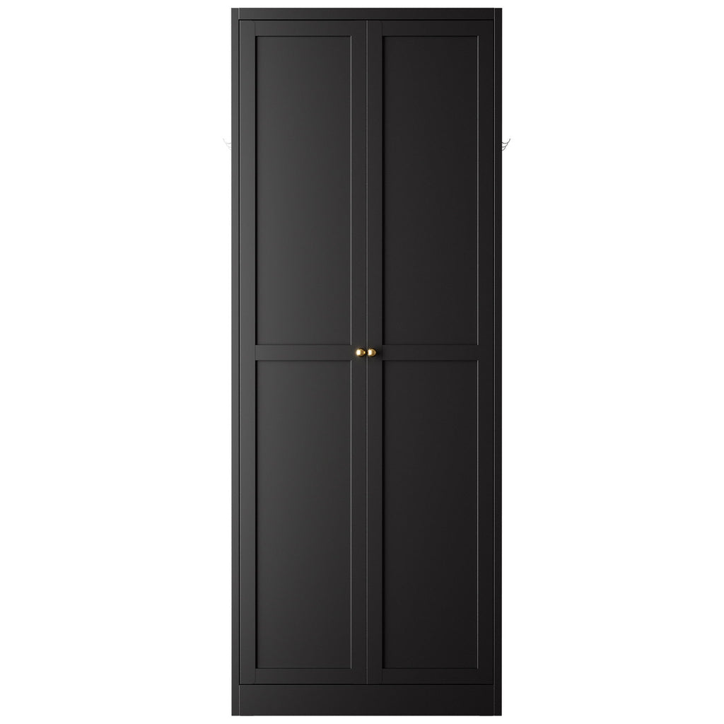 Kitchen Pantry Cabinet With 4 Adjustable Shelves, Heavy Duty Freestanding Organizer