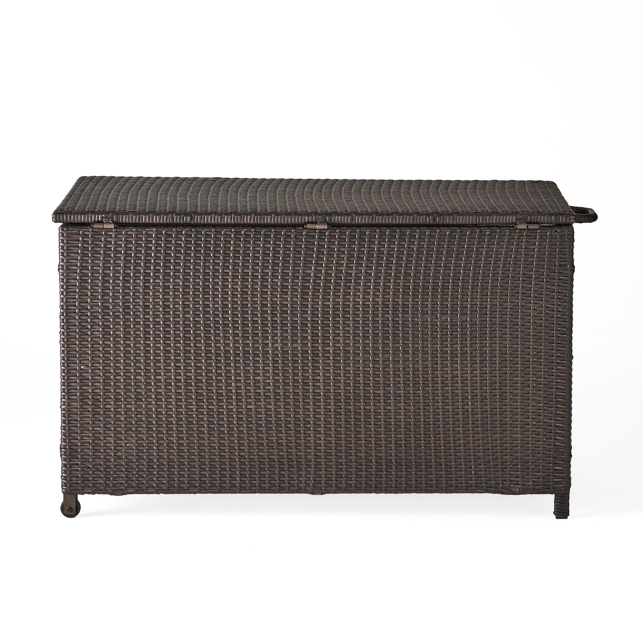 Blake - Wicker Cushion Box - Brown Multi