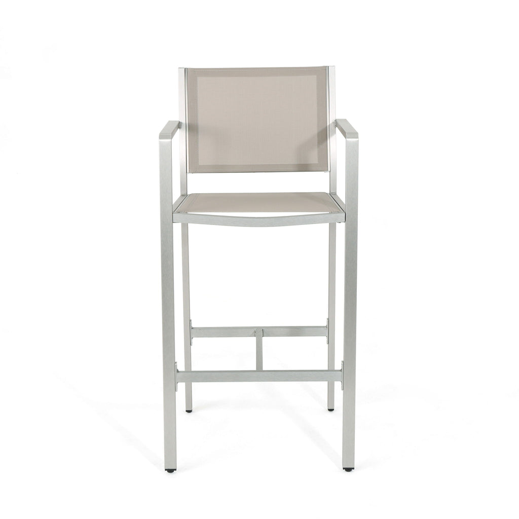 Outdoor Rust Proof Aluminum Barstools (Set of 2)