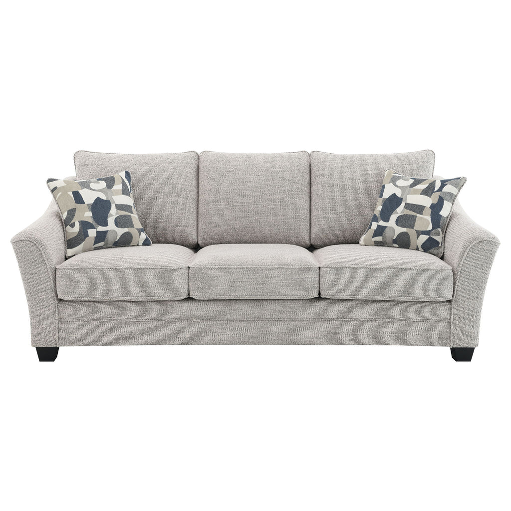 Mingle ] Upholstered Sofa - Light Gray
