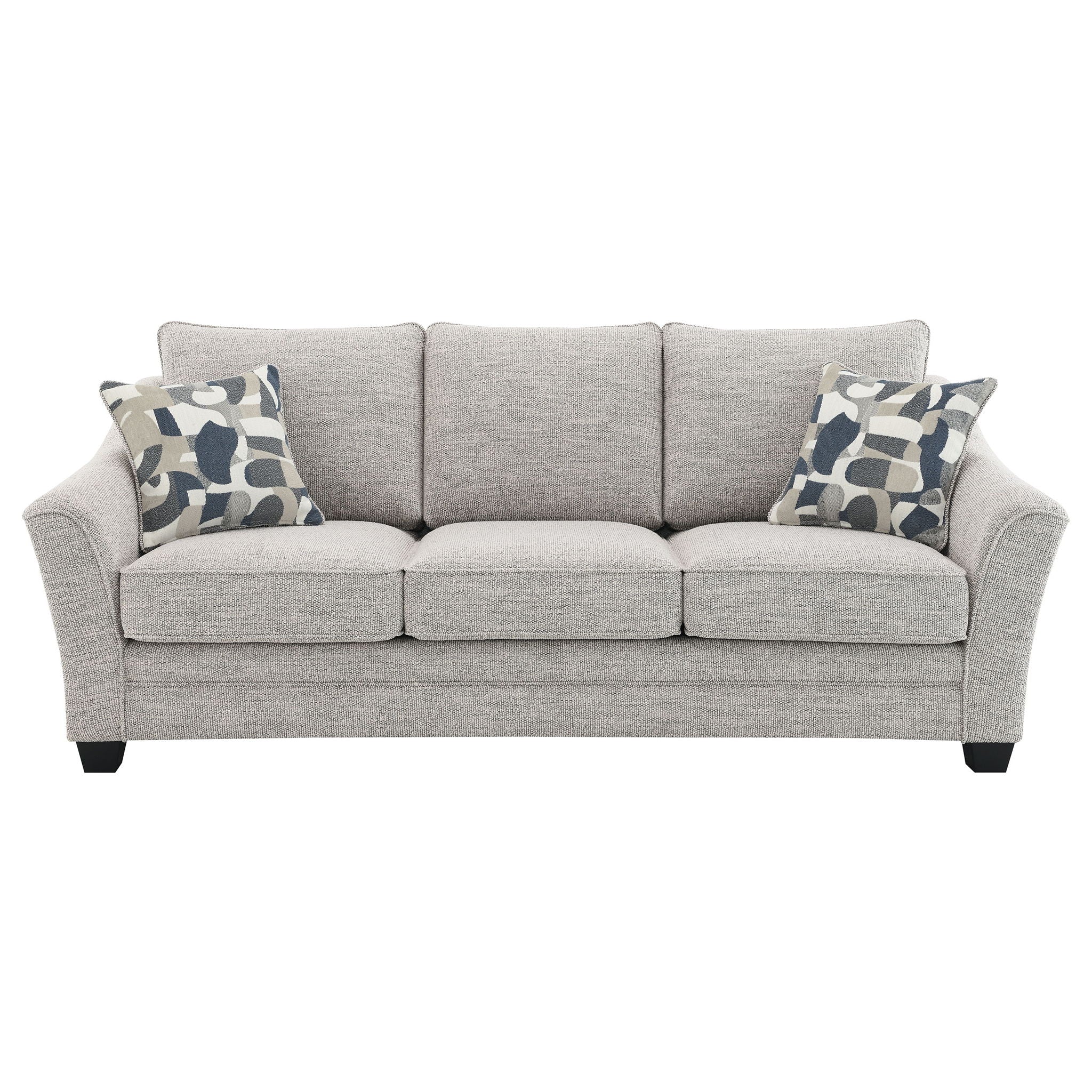 Mingle ] Upholstered Sofa - Light Gray