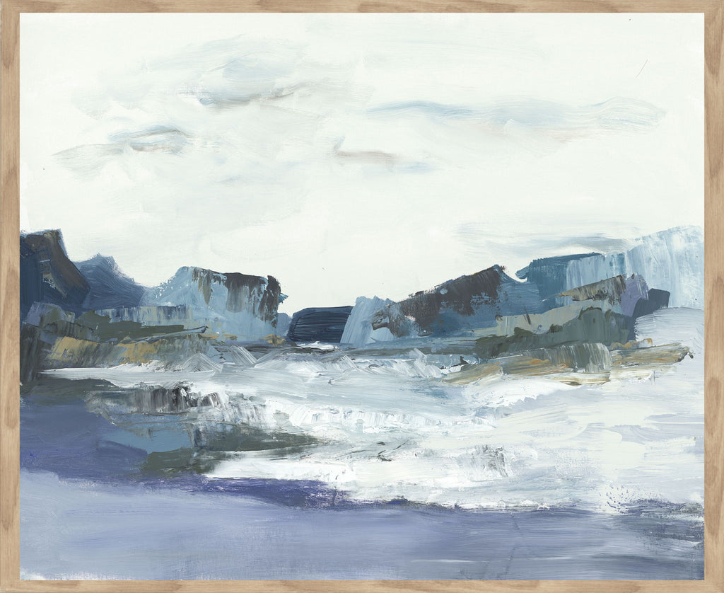 Guide - 48" x 72" Painting By Buddy Whitlock - Blue