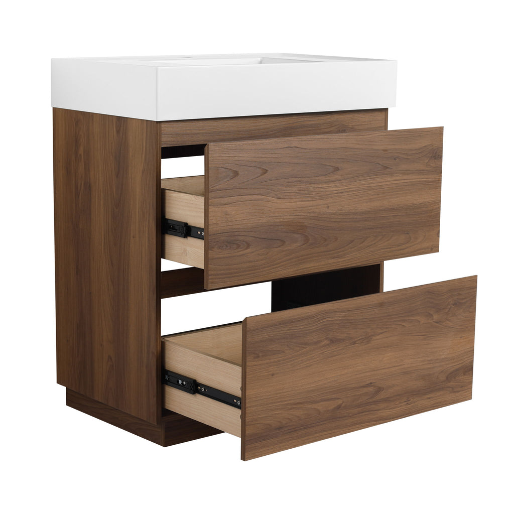 Modern Freestanding Bathroom Vanities With Single Sink Combo