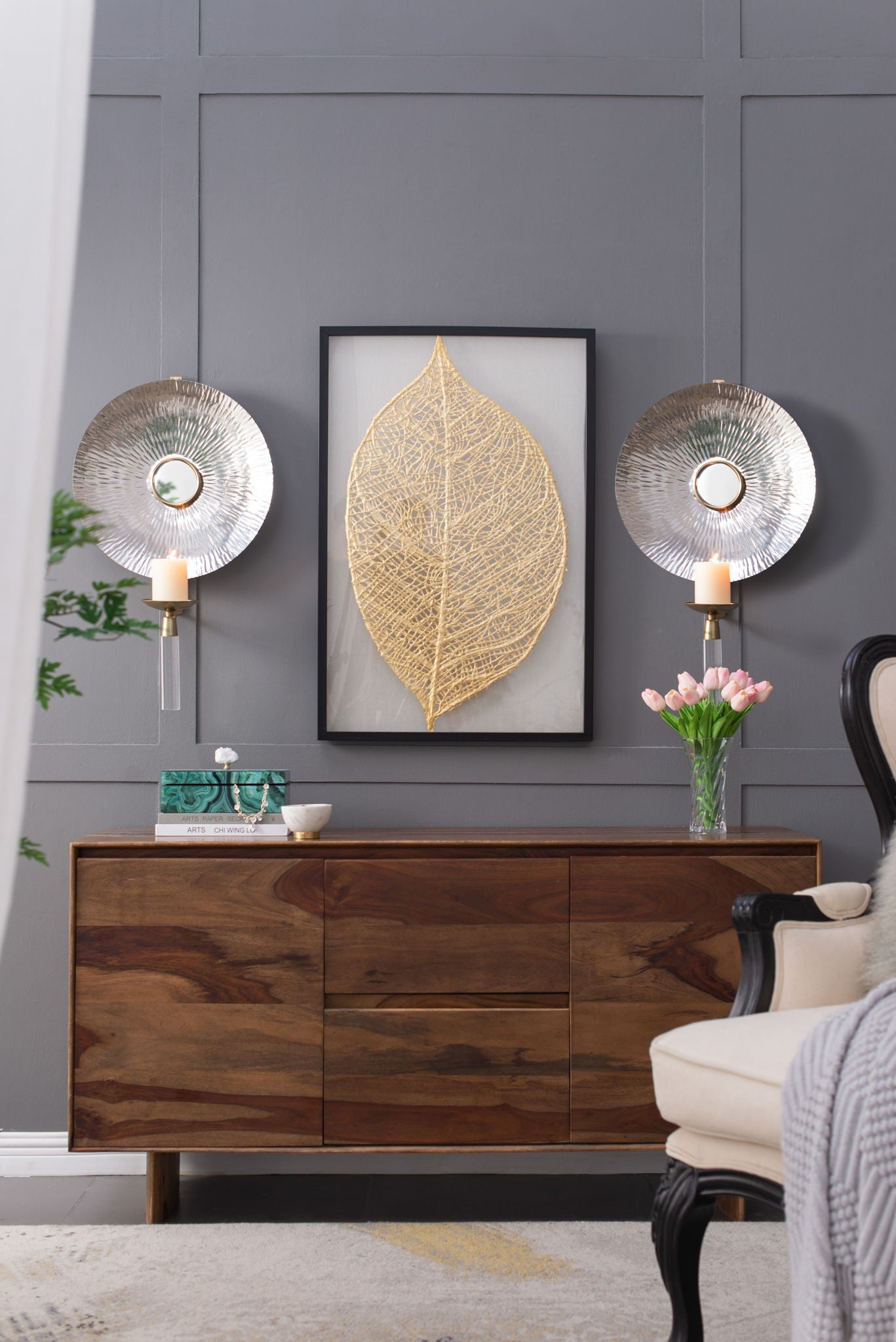 Maria - Wall Sconce - Gold