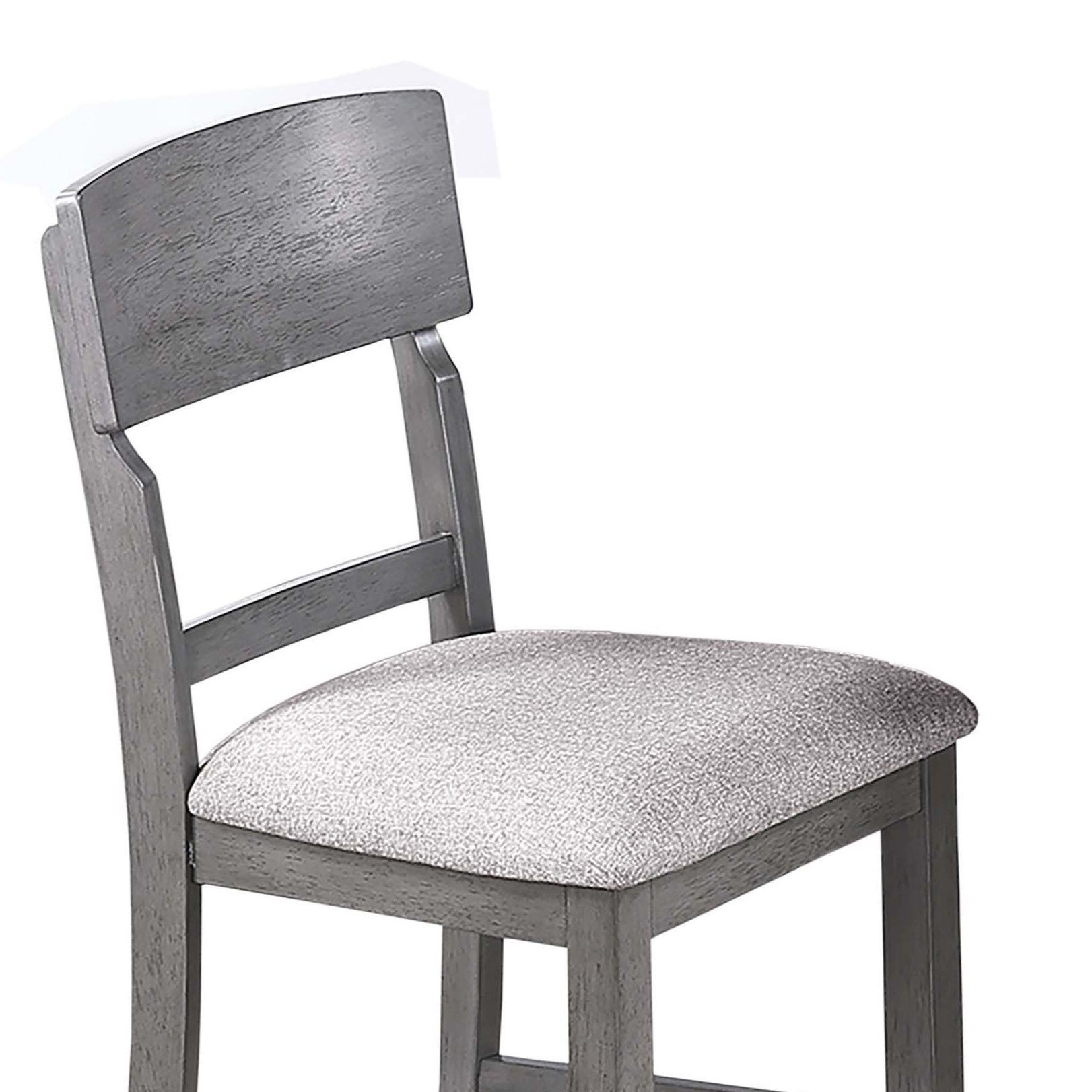 Contemporary Counter Height Dining Set With Built In Lazy Susan