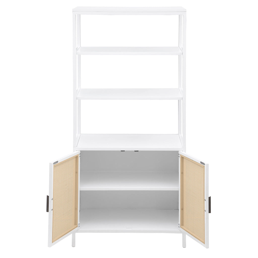 Kenneth - 3 Shelf Radio Weave Accent Cabinet