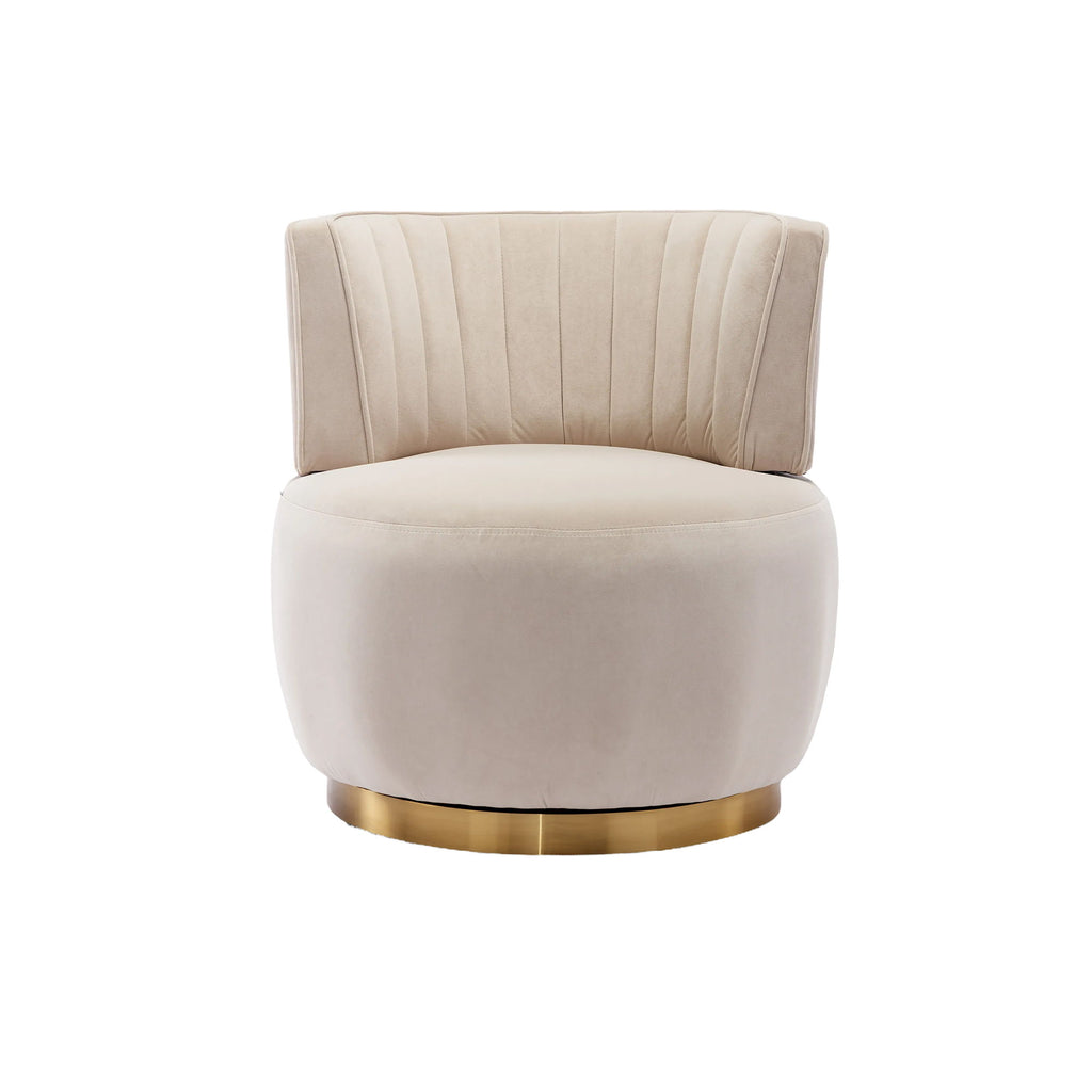 360 Degree Swivel Cuddle Barrel Accent Sofa Chair