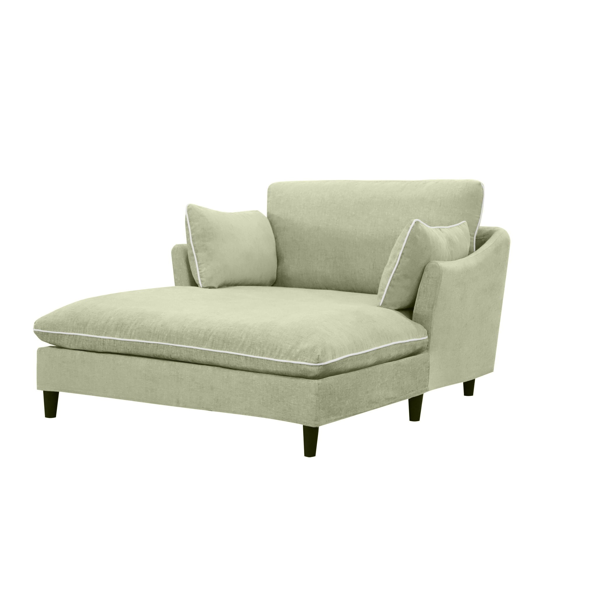 Modern Chaise Lounge Couch Sofa Bed With Pillows