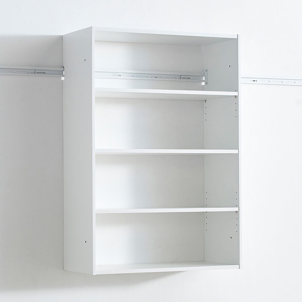 Devi - Wall Mounted Wood Closet System With Modular Design And Ample Storage